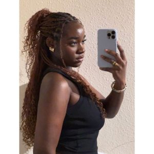 braids half up half down FroHub